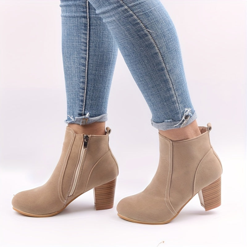 Maryline™ – Stable Heeled Booties for Long-Lasting Comfort
