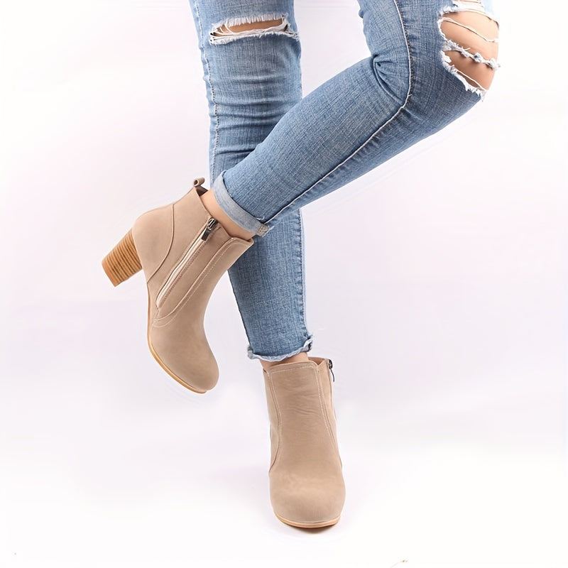 Maryline™ – Stable Heeled Booties for Long-Lasting Comfort
