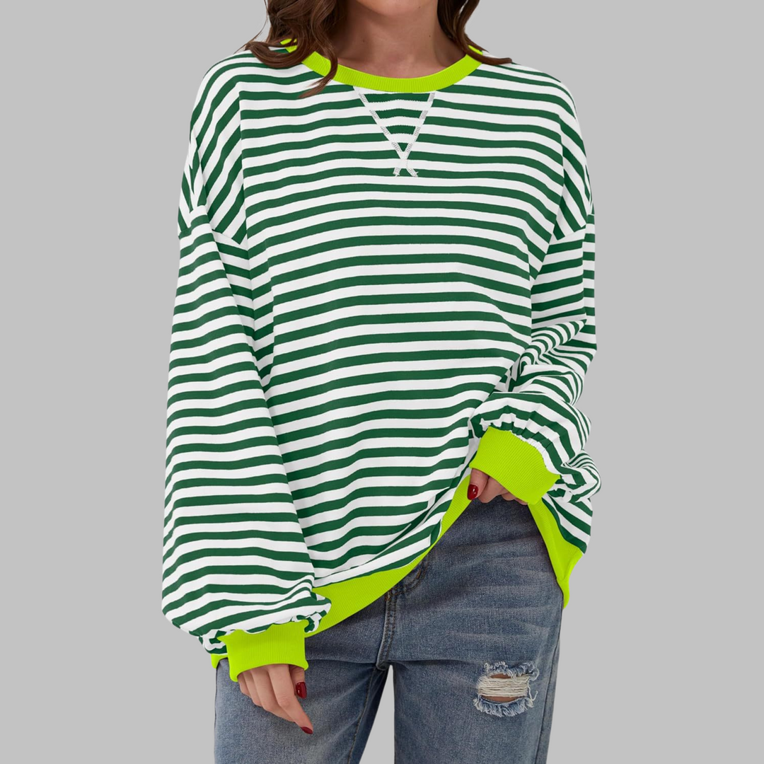 Charis | Casual Striped Sweatshirt