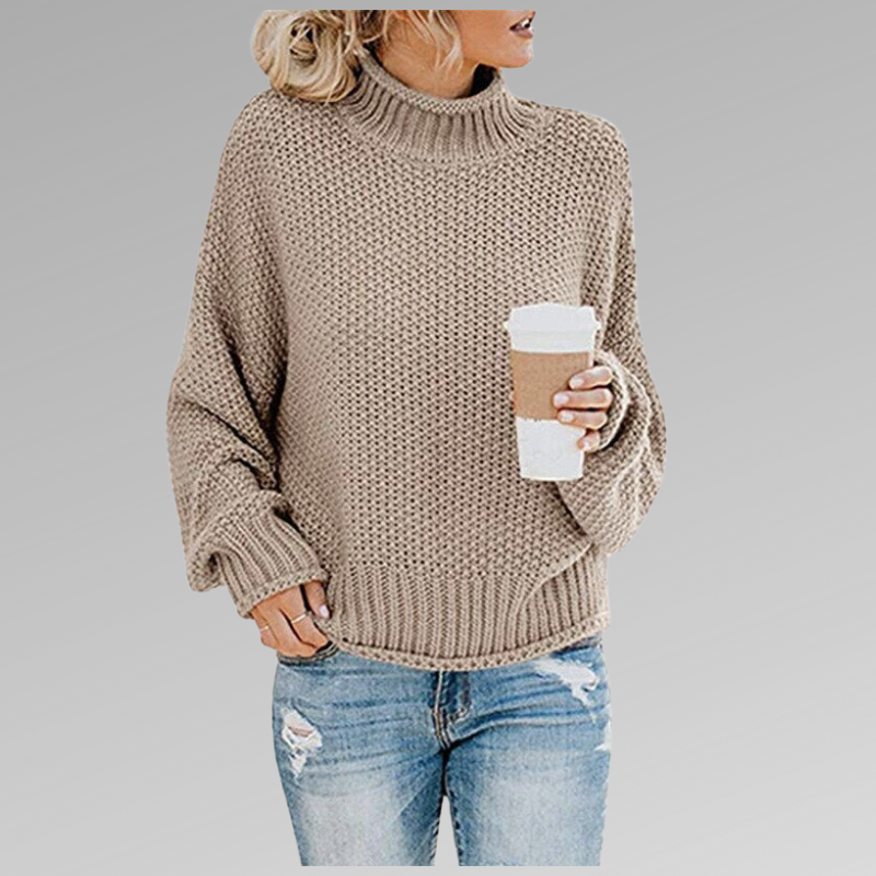 Olivia | Sweater with High Collar