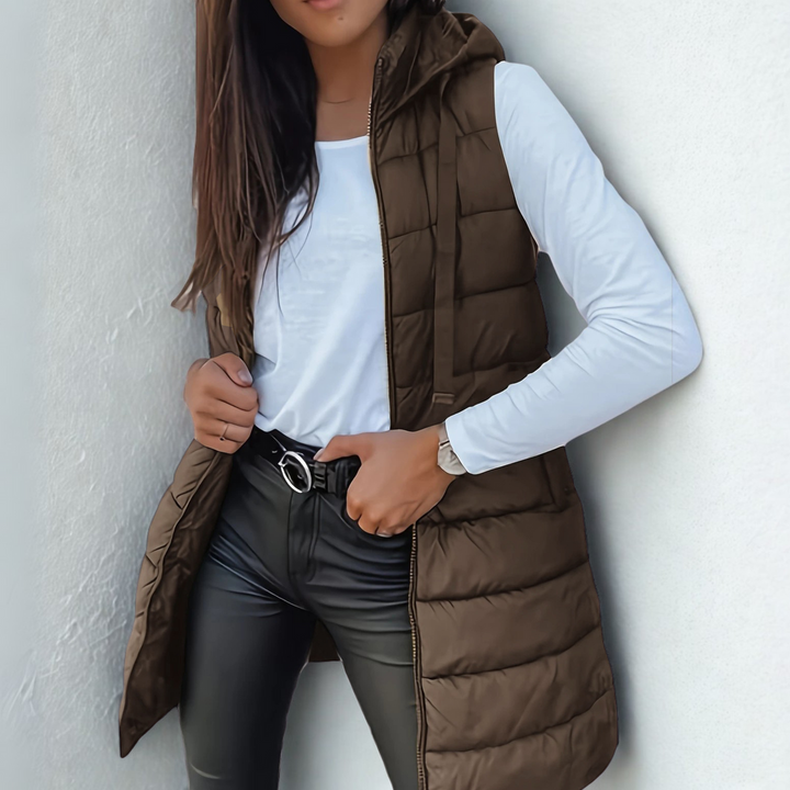 Nora | Lightweight Sleeveless Puffer Vest