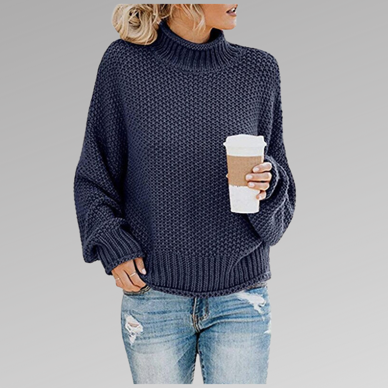 Olivia | Sweater with High Collar