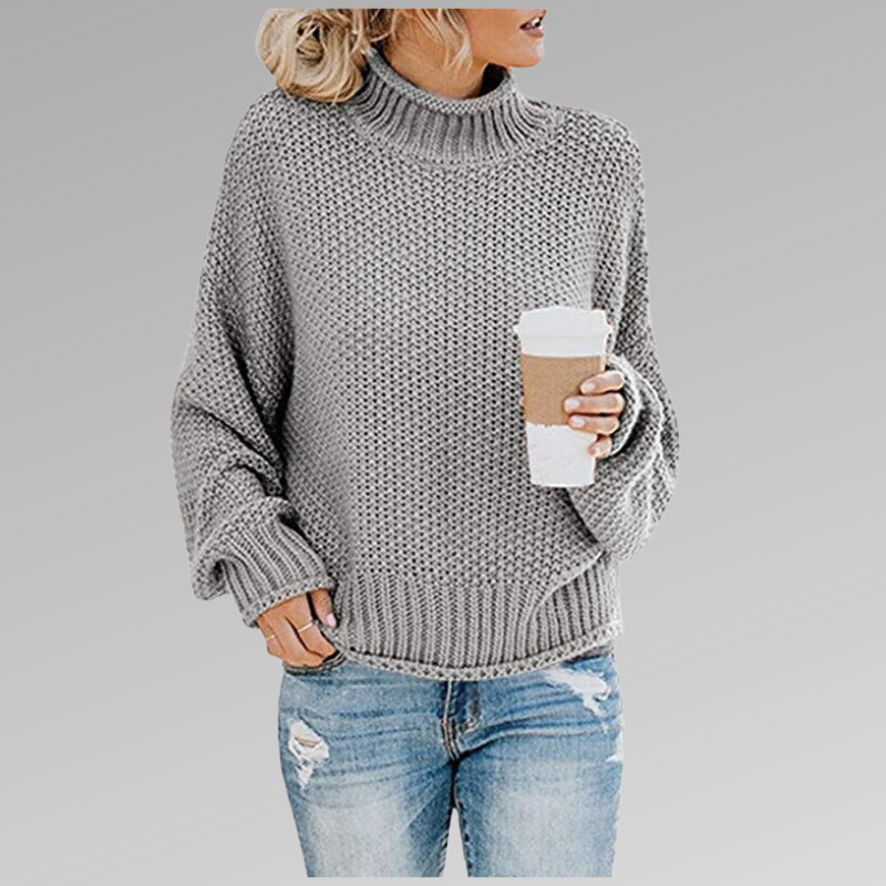 Olivia | Sweater with High Collar