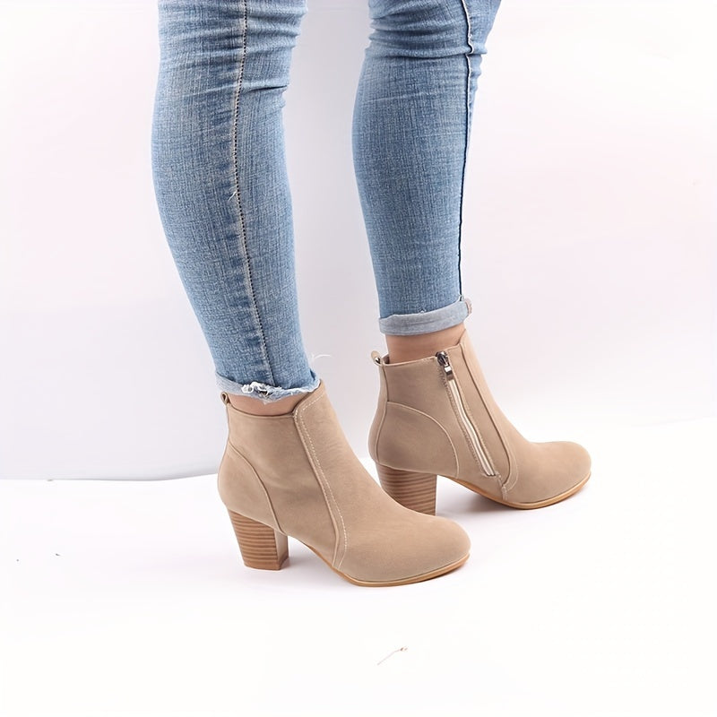 Maryline™ – Stable Heeled Booties for Long-Lasting Comfort