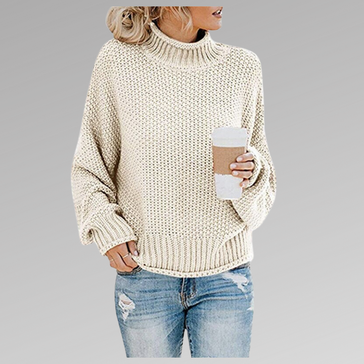 Olivia | High-Collared Sweater