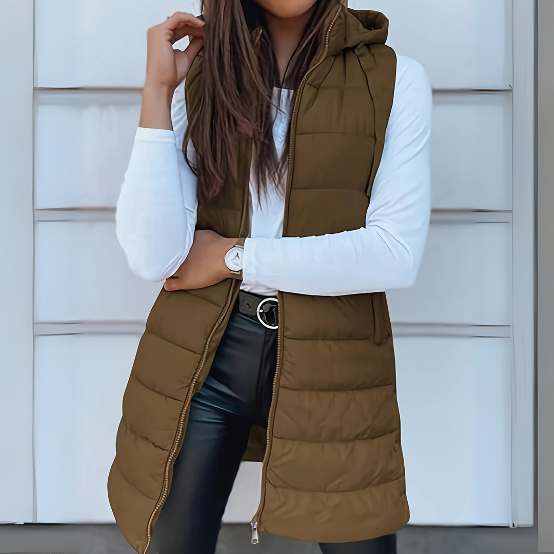 Nora | Lightweight Sleeveless Puffer Vest