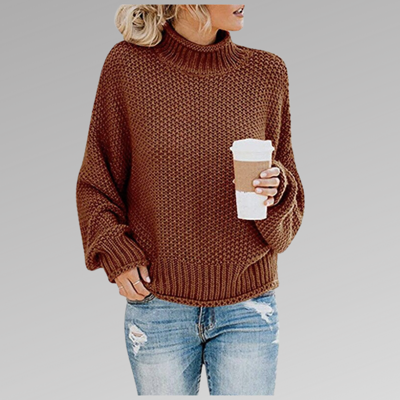 Olivia | Sweater with High Collar