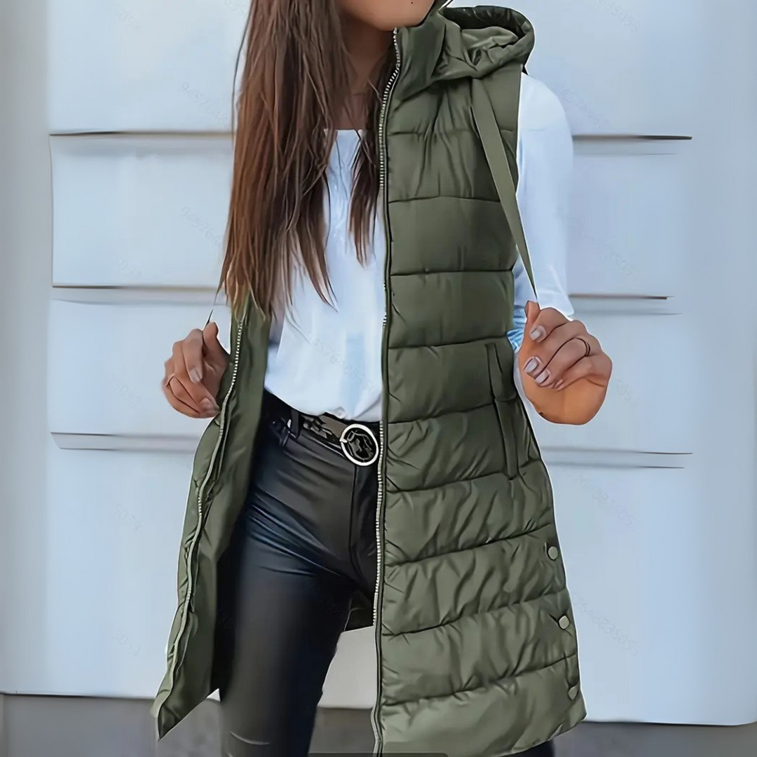 Nora | Lightweight Sleeveless Puffer Vest