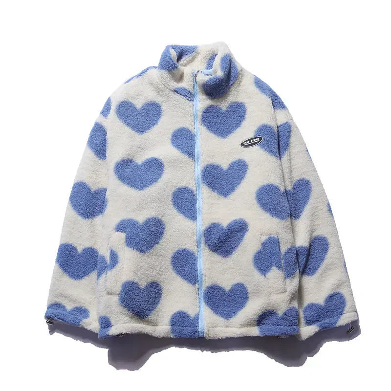 Blythe | Double-Sided Heart Coat