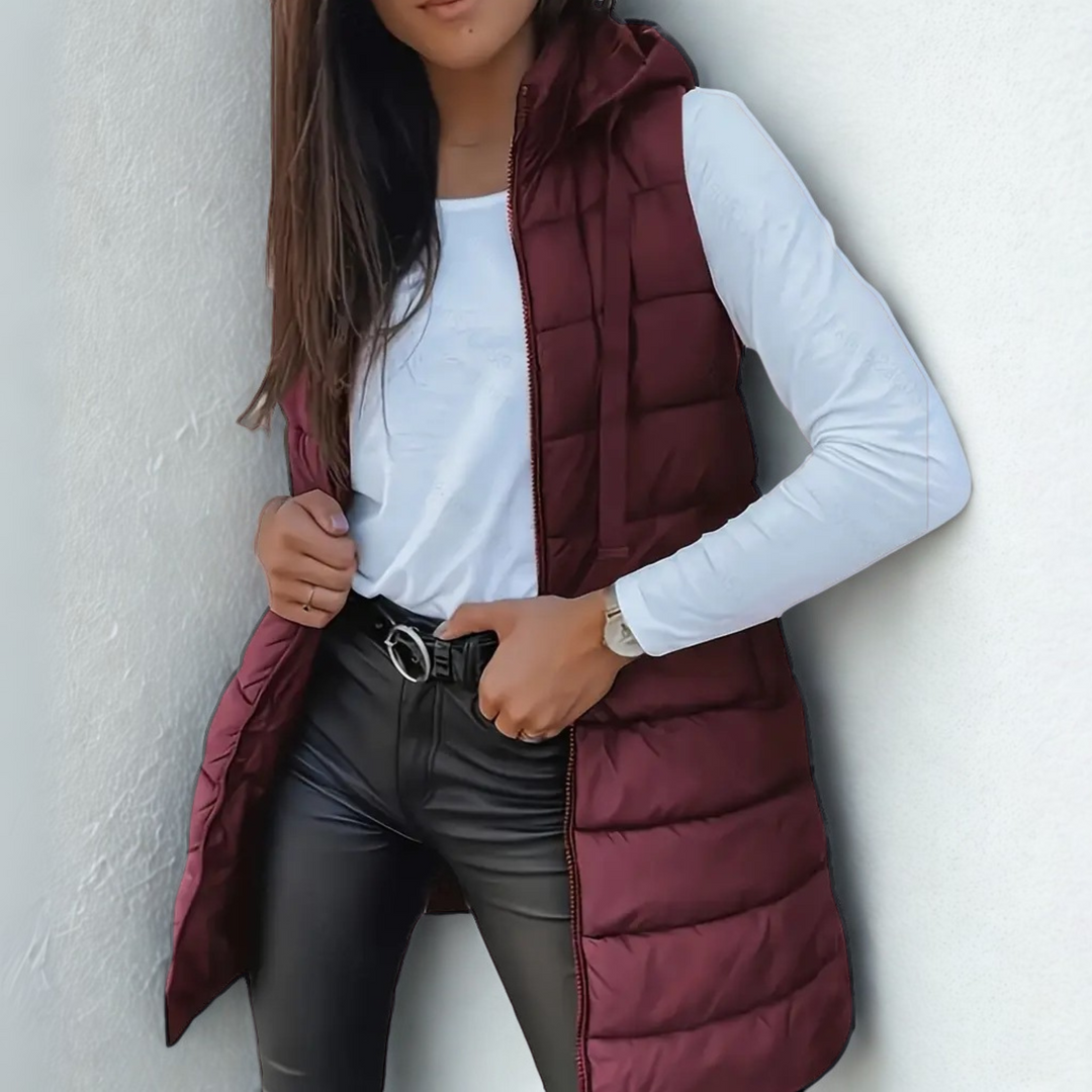 Nora | Lightweight Sleeveless Puffer Vest