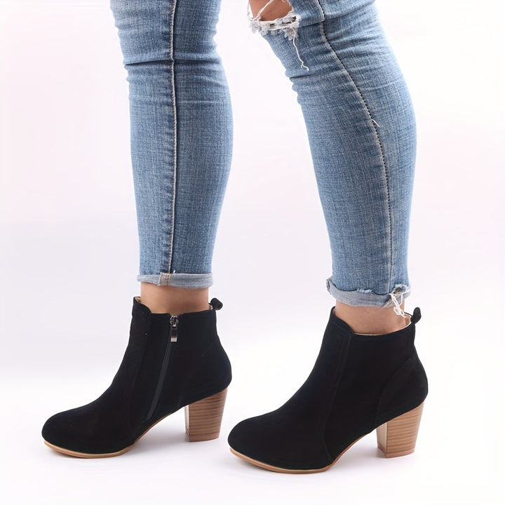 Maryline™ – Stable Heeled Booties for Long-Lasting Comfort