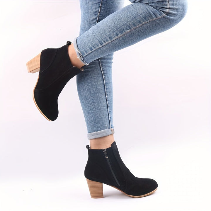 Maryline™ – Stable Heeled Booties for Long-Lasting Comfort