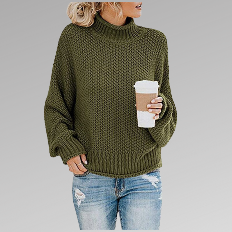 Olivia | Sweater with High Collar