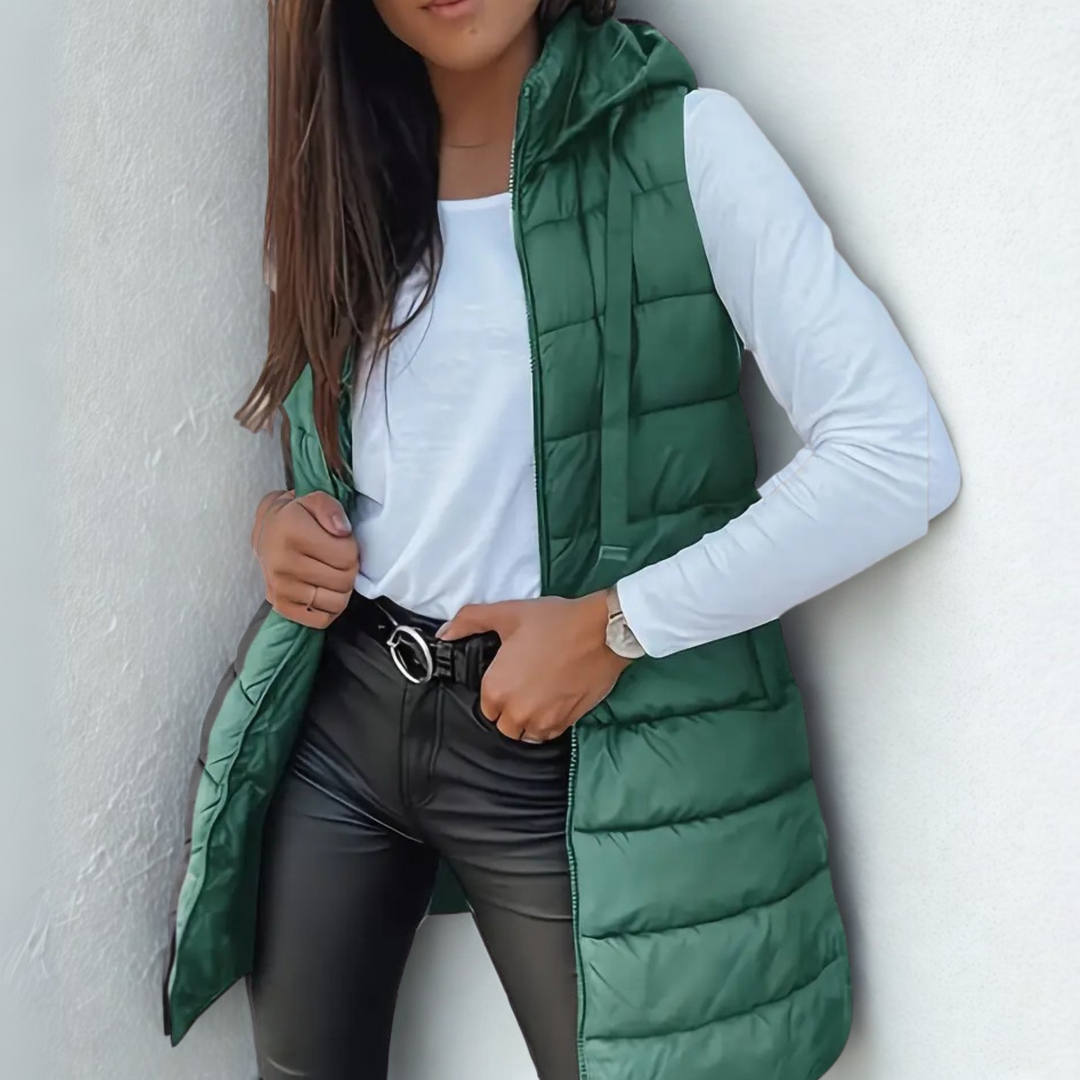 Nora | Lightweight Sleeveless Puffer Vest