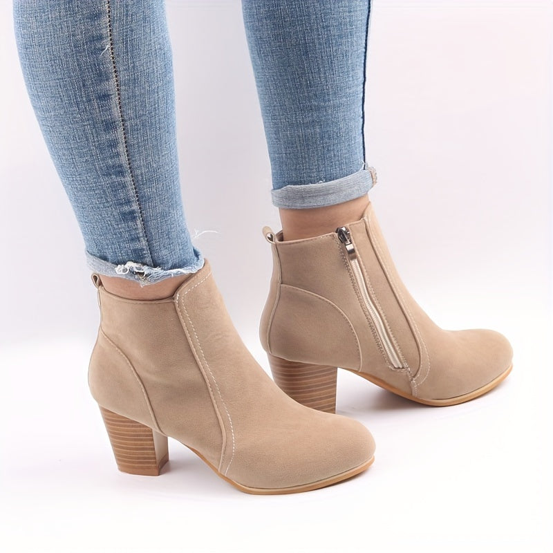 Maryline™ – Stable Heeled Booties for Long-Lasting Comfort