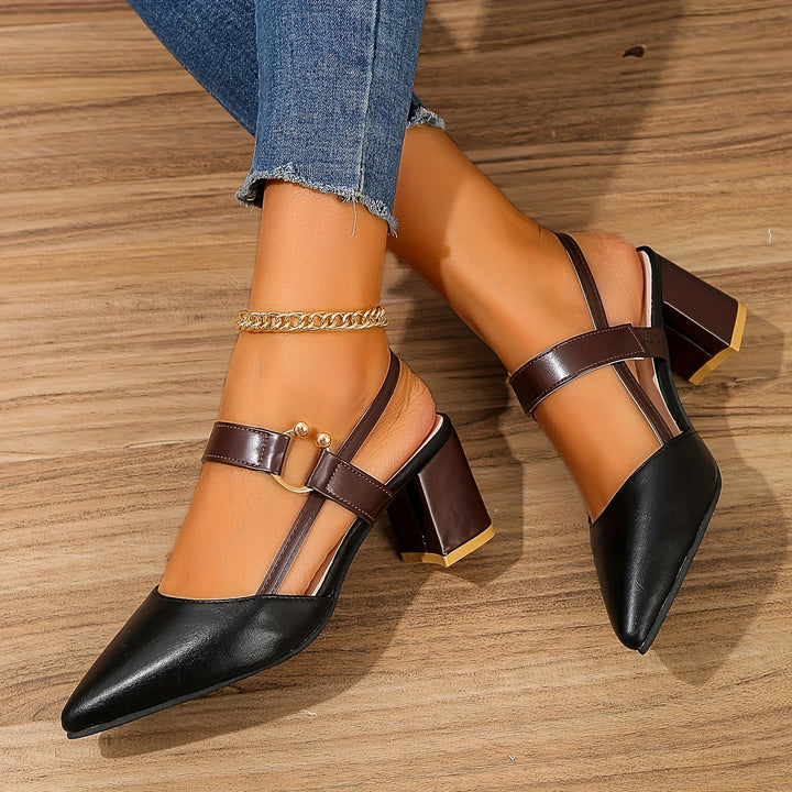 Claudette™ – Elegant and Comfortable Strap Heels