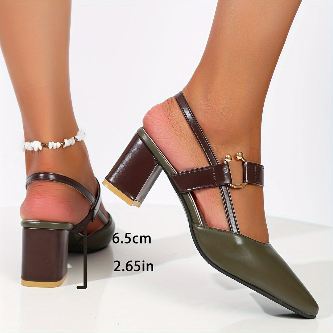 Claudette™ – Elegant and Comfortable Strap Heels