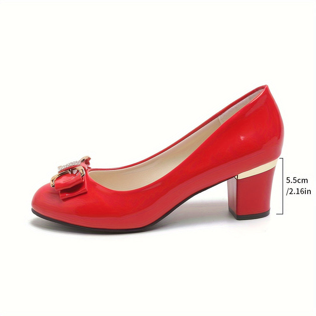 Carole™ – Comfortable Low-Heeled Pumps for Elegant Women