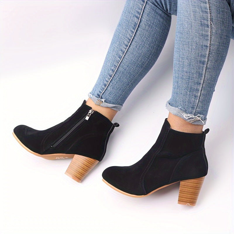 Maryline™ – Stable Heeled Booties for Long-Lasting Comfort