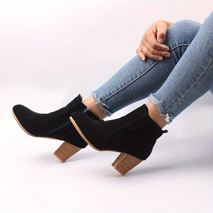 Maryline™ – Stable Heeled Booties for Long-Lasting Comfort