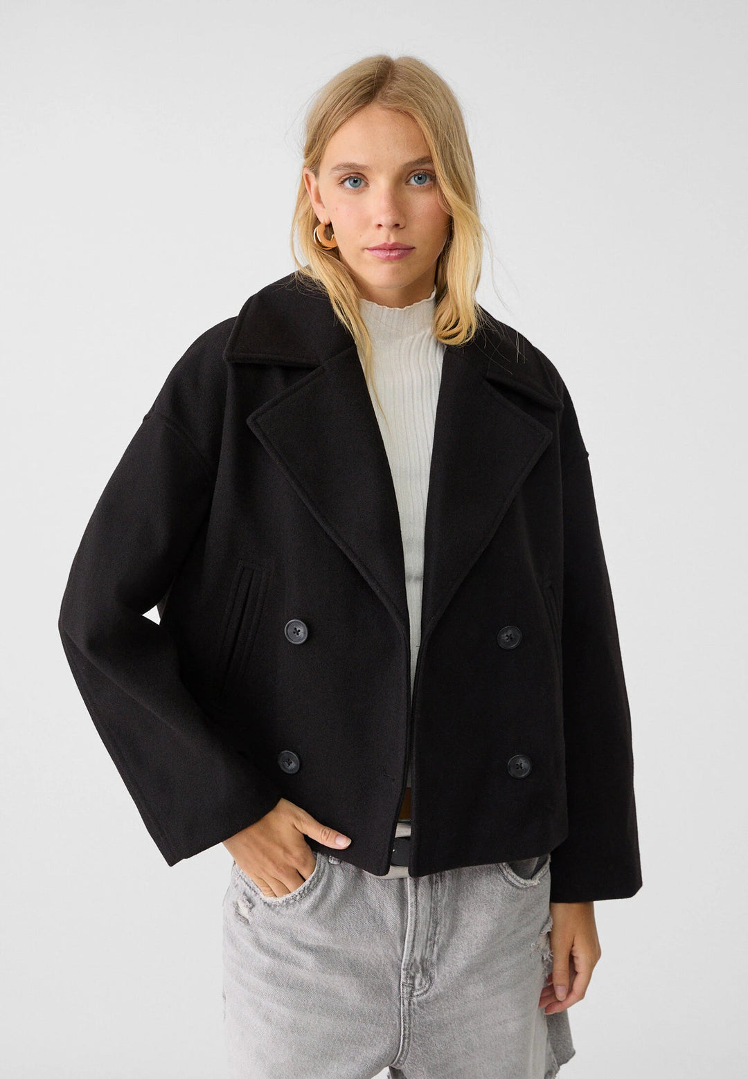 Alaia | Short Double Breasted Coat